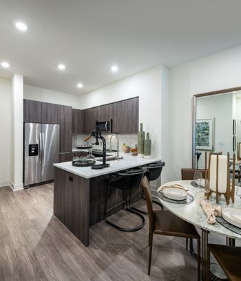 Gourmet chef’s kitchens with stainless steel appliances frameless custom soft - close cabinetry